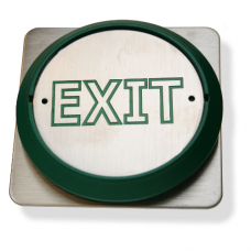 CDVI RTE85E-F Exit Logo Push Button (Flush)